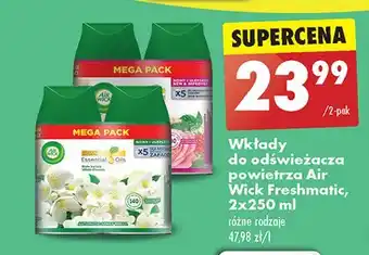 Biedronka Wkład białe kwiaty Air Wick Freshmatic oferta