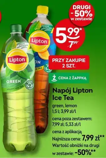 Żabka Lipton Ice Tea Lemon 1.5L oferta