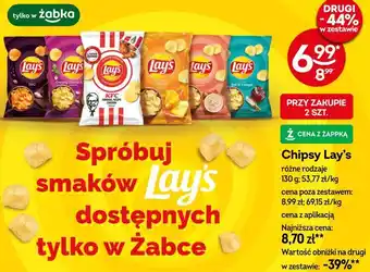 Żabka Lay's BBQ Chipsy 130g oferta