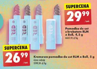 Biedronka Kremowa pomadka do ust RLM x Bell 5 g oferta