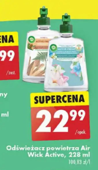 Biedronka Odświeżacz powietrza Air Wick Active 228 ml oferta