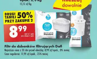 Biedronka Filtr do dzbanków filtrujących Dafi oferta