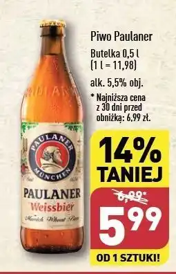 ALDI Piwo Paulaner Weissbier oferta