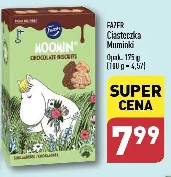 ALDI Ciasteczka muminki Fazer oferta