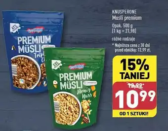 ALDI Musli miód i orzechy Knusperone oferta