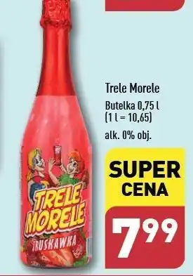 Napój gazowany truskawkowy Trele Morele