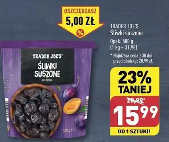 ALDI Śliwki suszone Trader Joe's oferta