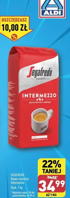 ALDI Kawa Segafredo Intermezzo oferta