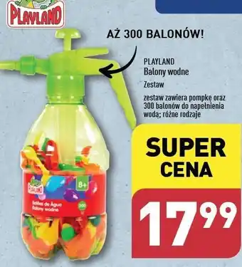 ALDI Balony wodne Playland oferta