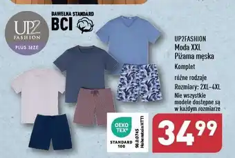 ALDI Piżama męska 2xl-4xl Up2Fashion oferta