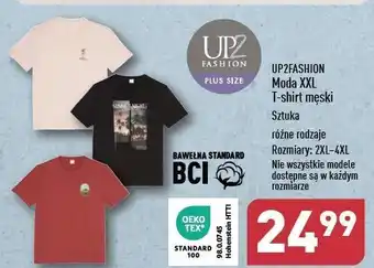 ALDI T-shirt męski 2xl-4xl Up2Fashion oferta