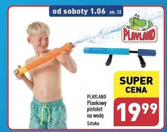 ALDI Pistolet piankowy na wodę Playland oferta