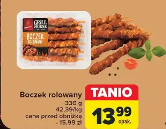 Carrefour Boczek rolowany 330 g oferta