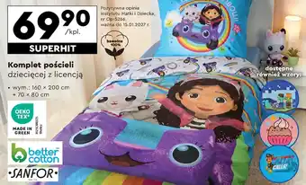 Biedronka Komplet pościeli TEX oferta