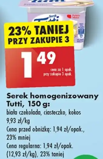 Biedronka Serek homogenizowany oferta