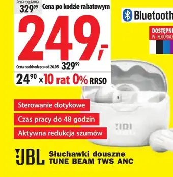 Media Expert Słuchawki bluetooth JBL oferta
