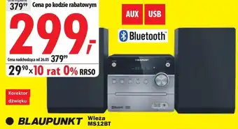 Media Expert Wieża audio Blaupunkt oferta