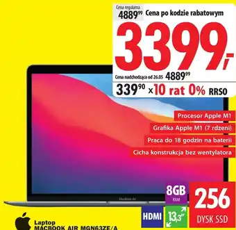 Media Expert Laptop Apple oferta