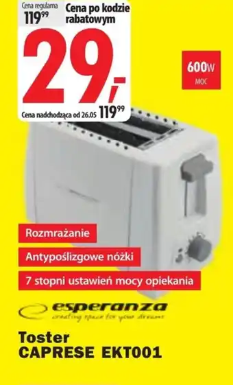 Toster Esperanza