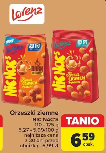 Carrefour Orzeszki ziemne NIC NAC'S 110 - 125 g oferta