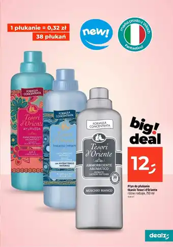 Dealz Płyn do płukania tkanin Tesori d'Oriente 750 ml oferta