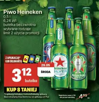Delikatesy Centrum Piwo Heineken Silver oferta
