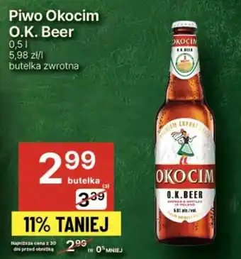 Delikatesy Centrum Piwo Okocim O.k. Beer oferta