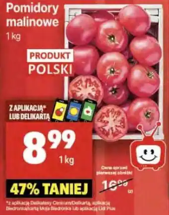 Delikatesy Centrum Pomidory malinowe oferta