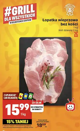 Delikatesy Centrum Łopatka wieprzowa bez kości oferta