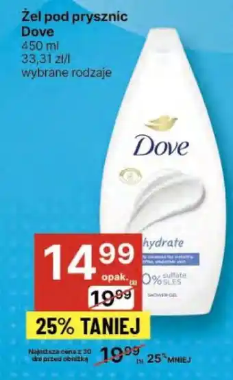 Delikatesy Centrum Żel pod prysznic Dove oferta