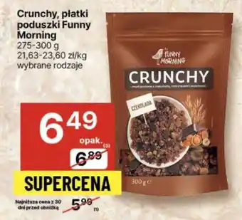 Delikatesy Centrum Crunchy, płatki poduszki Funny Morning oferta