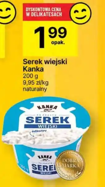 Delikatesy Centrum Serek wiejski Kanka oferta