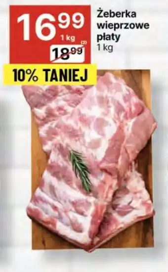 Żeberka wieprzowe płaty
