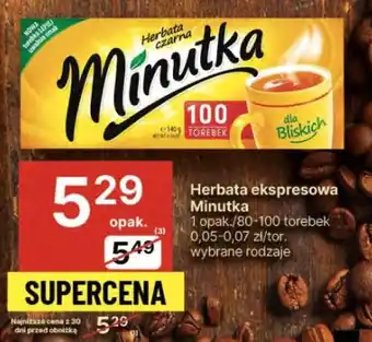 Delikatesy Centrum Herbata ekspresowa Minutka oferta