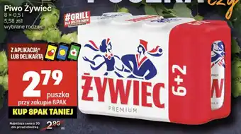 Delikatesy Centrum Piwo Żywiec oferta