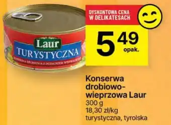 Delikatesy Centrum Konserwa drobiowo-wieprzowa Laur oferta