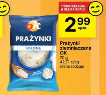 Delikatesy Centrum Prażynki ziemniaczane OK oferta