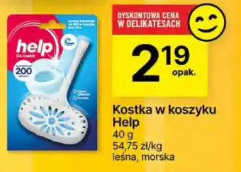 Delikatesy Centrum Kostka w koszyku Help oferta