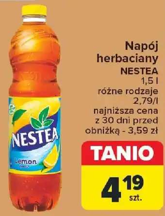 Carrefour Napój herbaciany NESTEA 1,5 l oferta
