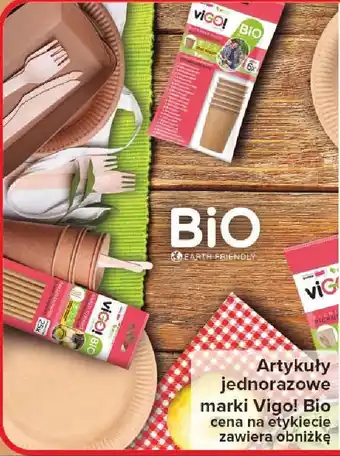 Carrefour Artykuły jednorazowe Vigo! Bio oferta