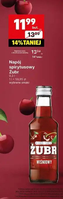 Delikatesy Centrum Napój spirytusowy Żubr oferta