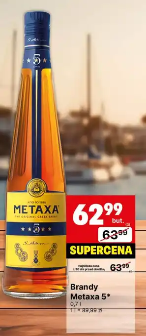 Delikatesy Centrum Brandy Metaxa 5 oferta