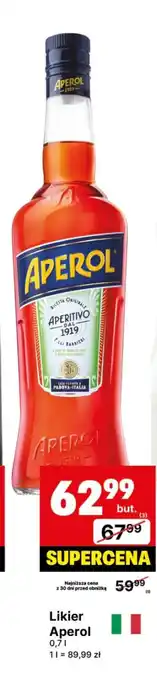 Delikatesy Centrum Likier Aperol oferta