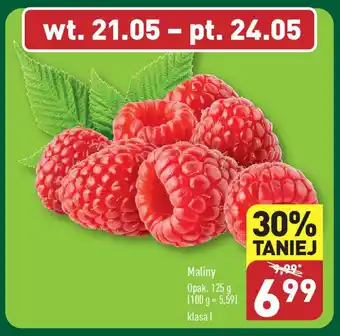 ALDI Maliny 125 g oferta