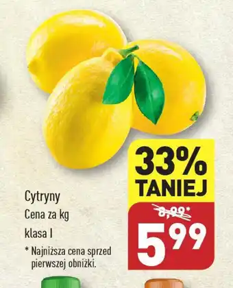 ALDI Cytryny 1 kg oferta