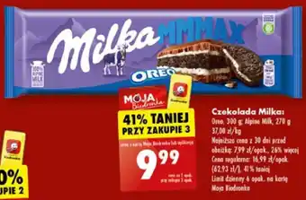 Biedronka Czekolada Milka 270-300g oferta