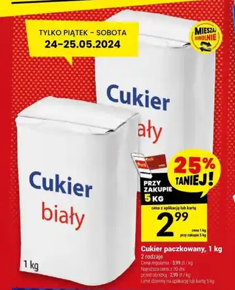 Twój Market Cukier paczkowany, 1 kg oferta