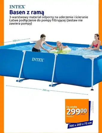 INTEX® Basen z ramą 300 x 200 x 75 cm