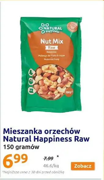 Mieszanka orzechów Natural Happiness Raw 150 g