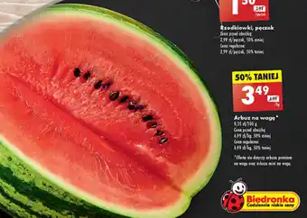 Biedronka Arbuz 1kg oferta